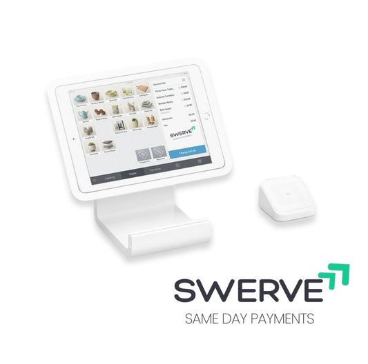 SWERVE POS SYSTEM + AIR TAP MACHINE 0% FEES